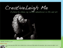Tablet Screenshot of creativeleighchic.blogspot.com