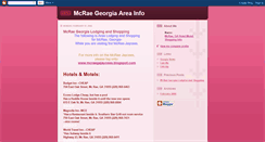 Desktop Screenshot of mcraegeorgia.blogspot.com