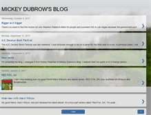 Tablet Screenshot of mickeydubrow.blogspot.com
