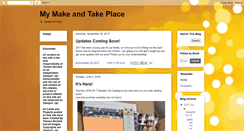 Desktop Screenshot of mymakeandtakeplace.blogspot.com