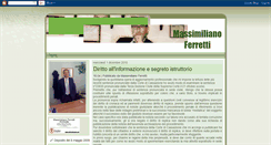 Desktop Screenshot of massimilianoferretti.blogspot.com