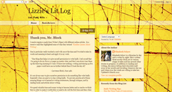 Desktop Screenshot of lizzieslitlog.blogspot.com