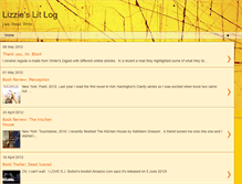 Tablet Screenshot of lizzieslitlog.blogspot.com