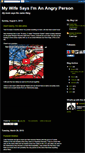 Mobile Screenshot of mywifesaysimanangryperson.blogspot.com