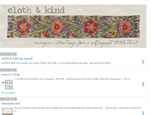 Tablet Screenshot of clothandkind.blogspot.com