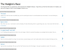 Tablet Screenshot of hodgkinsrace.blogspot.com