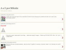 Tablet Screenshot of alinemileide.blogspot.com