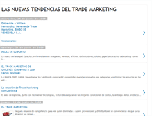 Tablet Screenshot of lasnuevastendenciasdeltrademarketing.blogspot.com