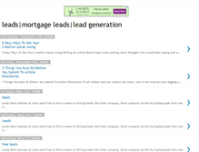 Tablet Screenshot of leads-mortgage-lead.blogspot.com