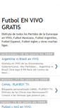 Mobile Screenshot of futbolgratisenvivo.blogspot.com