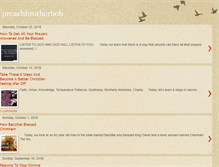 Tablet Screenshot of preachbrotherbob.blogspot.com