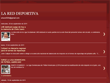 Tablet Screenshot of lareddeportiva.blogspot.com