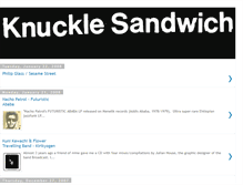 Tablet Screenshot of knuckle-sandwich.blogspot.com