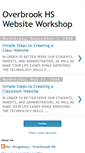 Mobile Screenshot of overbrookwebsiteworkshop.blogspot.com