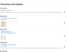 Tablet Screenshot of calendario-actividades.blogspot.com