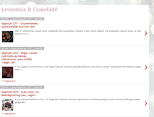 Tablet Screenshot of levendulaescsokolade.blogspot.com