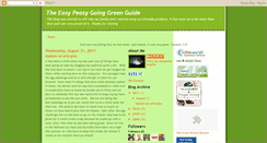 Desktop Screenshot of easypeasygreenguide.blogspot.com