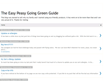 Tablet Screenshot of easypeasygreenguide.blogspot.com