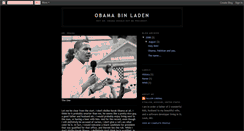 Desktop Screenshot of obama-bin-laden.blogspot.com