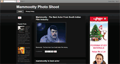 Desktop Screenshot of mamootyphotos.blogspot.com