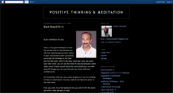 Desktop Screenshot of positivethinkingandmeditation.blogspot.com