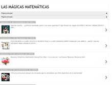 Tablet Screenshot of matematicasinespizarro.blogspot.com