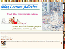 Tablet Screenshot of lectura-adictiva.blogspot.com