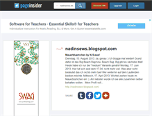 Tablet Screenshot of nadinsews.blogspot.com