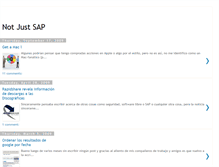 Tablet Screenshot of notjustsap.blogspot.com