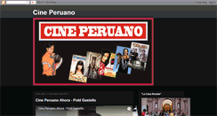 Desktop Screenshot of cineperuano2009.blogspot.com