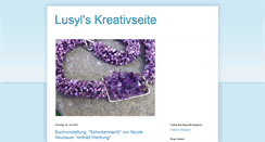 Desktop Screenshot of lusyls-kreativseite.blogspot.com