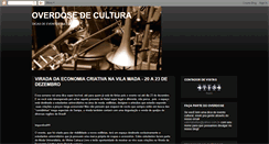 Desktop Screenshot of overdosedecultura.blogspot.com