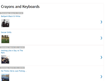 Tablet Screenshot of crayonsandkeyboards.blogspot.com