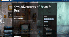 Desktop Screenshot of kiwiadventuresofbrianterri.blogspot.com