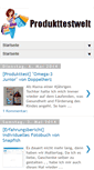 Mobile Screenshot of produkttest-welt.blogspot.com