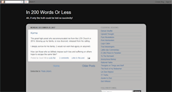Desktop Screenshot of in200wordsorless.blogspot.com
