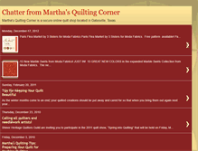 Tablet Screenshot of marthasquiltingcorner.blogspot.com