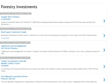 Tablet Screenshot of forestryinvestments.blogspot.com