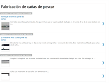 Tablet Screenshot of fabricaciondecanasdepescar.blogspot.com