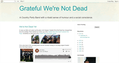 Desktop Screenshot of gratefulwerenotdead.blogspot.com