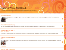 Tablet Screenshot of gratefulwerenotdead.blogspot.com