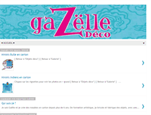 Tablet Screenshot of gazelledeco.blogspot.com