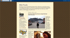 Desktop Screenshot of muletracks.blogspot.com