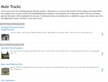 Tablet Screenshot of muletracks.blogspot.com