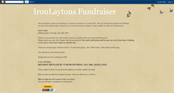 Desktop Screenshot of ironlaytonsfundraiser.blogspot.com
