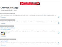 Tablet Screenshot of chemicalbilology.blogspot.com