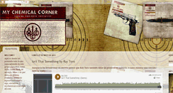 Desktop Screenshot of mychemicalcorner.blogspot.com