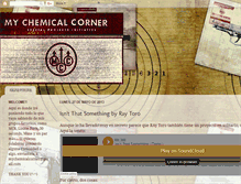 Tablet Screenshot of mychemicalcorner.blogspot.com