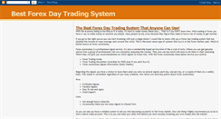 Desktop Screenshot of best-forex-day-trading-system.blogspot.com