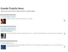 Tablet Screenshot of grandefratellonews.blogspot.com